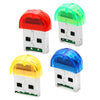 30 PCS Firefly Shape USB 2.0 TF Card Reader
