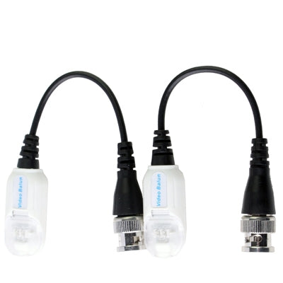2 PCS Passive UTP Network Video Balun CAT5 to Camera CCTV BNC DVR