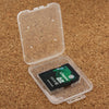 100Pcs Transparent Plastic Storage Card Box for Secure Digital Memory