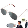 Anti-Track UV Protection Reflex Sunglasses Side Mirror with