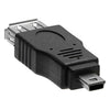 10 PCS USB Female to Mini USB Male Adapter, 10 Pcs USB Female