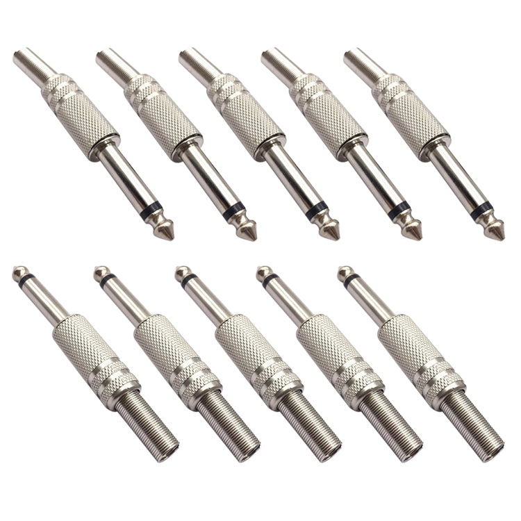 JL0056 6.36mm Audio Jack Connector (10 Pcs in One Package