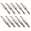 JL0056 6.36mm Audio Jack Connector (10 Pcs in One Package