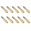 6.35mm Male to 3.5mm Female Audio Jack Adapters (10 Pcs in One Package