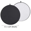 110cm 5 in 1 (Silver / Translucent / Gold / White / Black) Folding Photo Studio Reflector Board, 110cm 5 in 1