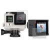 Ultra Clear LCD Screen Protector + Housing Glass Lens Protector Film for GoPro HERO4 Silver Camera