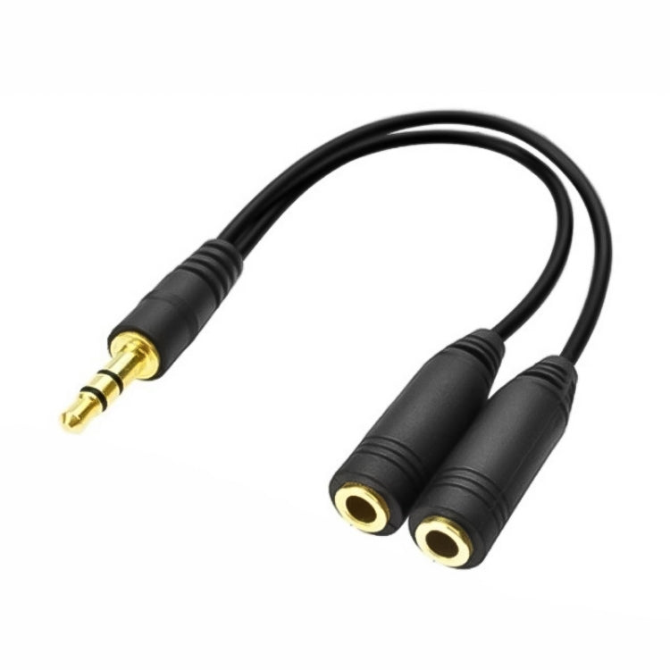 3.5mm Male to Dual 3.5mm Female Earphone Splitter adapter