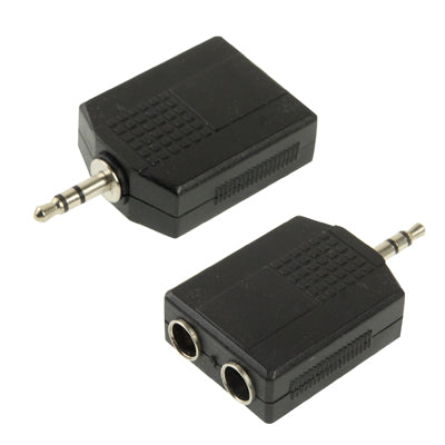 3.5mm Male to 2 Female 6.35mm Audio Adapter, 3.5mm Male to Dual 6.35mm Female