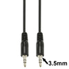 Aux cable , 3.5mm Male Mini Plug Stereo Audio Cable, Length: 5m, Length: 5m (Black)