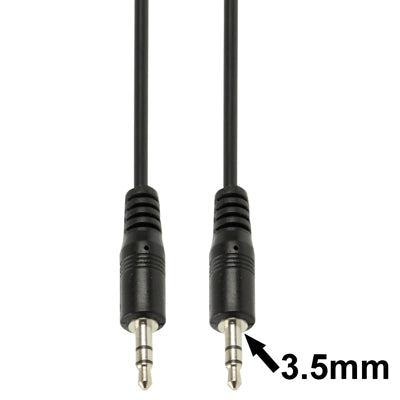 Aux cable , 3.5mm Male Mini Plug Stereo Audio Cable, Length: 1.5m, Length: 1.5m (Black)