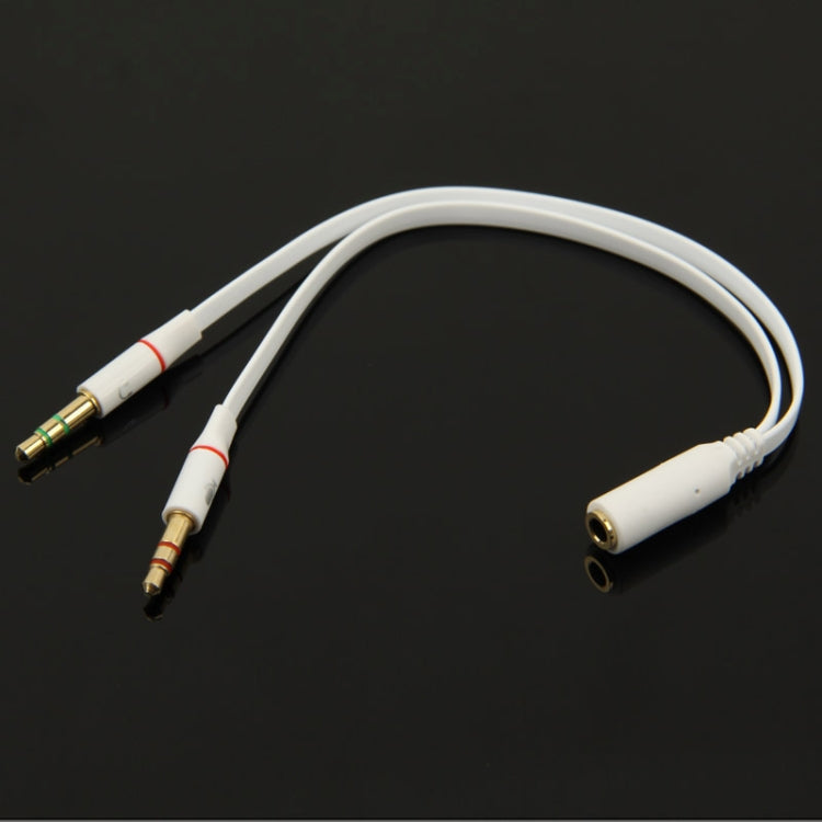3.5mm female to 3.5mm Male Microphone Jack + 3.5mm Male Earphone Jack