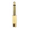 Gold Plated 6.35mm Memo Male to RCA Headphone Jack Adapter, 6.35 Male to RCA Female