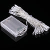 For Christmas Party, 20 LED 2-Mode Flash, Battery Powered, 2m Warm White, 2m  White Light