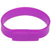 16GB Silicon Bracelets USB 2.0 Flash Disk, 16GB (Purple)