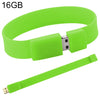16GB Silicon Bracelets USB 2.0 Flash Disk
