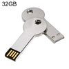 Silver Metal Key Style USB 2.0 Flash Disk (32GB)(Silver)