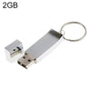 Metallic on Key Ring Style USB 2.0 Flash Disk (16GB)
