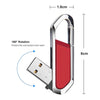 8GB Metallic Keychains Style USB 2.0 Flash Disk (Red), 8GB (Red)