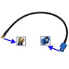 Fakra C Male to MMCX Male Connector Adapter Cable / Connector Antenna, Fakra C Male to MMCX