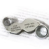 10X - 20X Portable & Rotatable Handheld Jewelry Loupe Magnifier