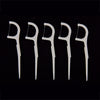 50 PCS Tooth Pick with Thread Wide Type ABS Dental Floss, 50 PCS
