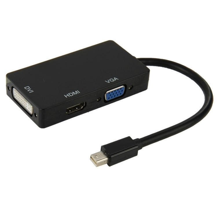 Mini DisplayPort Male to HDMI + VGA + DVI Female Adapter Converter