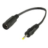 5.5 x 2.1mm DC Female to 2.5 x 0.7mm DC Male Power Connector Cable