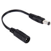 5.5 x 2.1mm DC Female to 5.5 x 2.1mm DC Male Power Connector Cable for Laptop Adapter, Length: 15cm, 5.5 x 2.1mm Male
