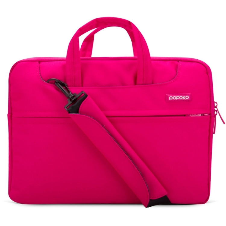 POFOKO 12 inch Portable Single Shoulder Laptop Bag for Laptop, 12 inch Magenta, 12 inch Blue