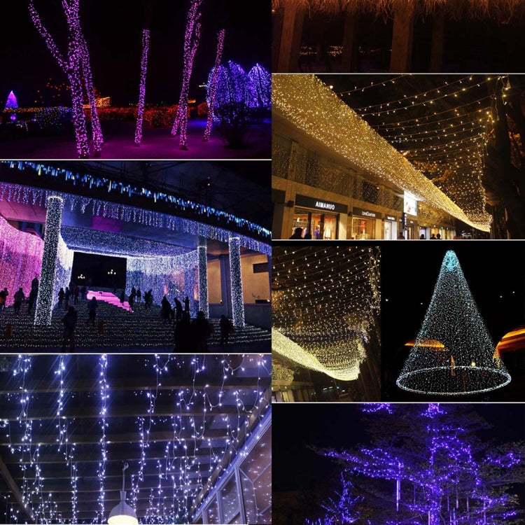 100 LED Light with Controller, Flashing / Fading / Chasing Effect, AC 220V, EU Plug, Green Light, White Light, Red Light, Orange Light, Blue Light, Pink Light, Purple Light, Yellow Light