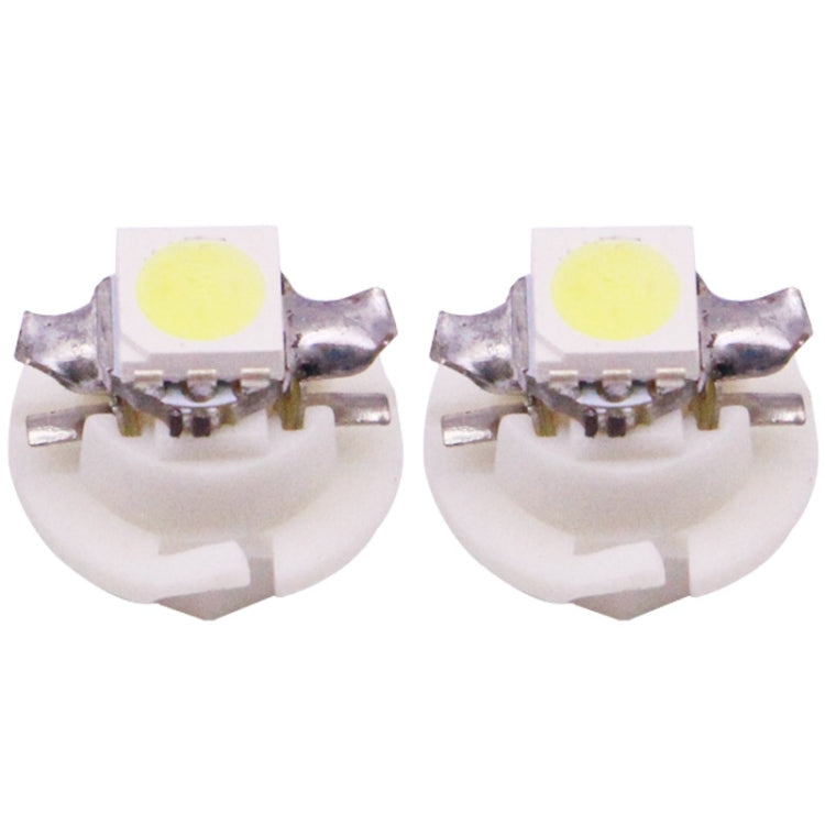 2 PCS B8.4 0.2W 12LM 1 LED SMD 5050 LED Instrument Light Bulb Dashboard Light for Vehicles, DC 12V, 0.2W B8.4