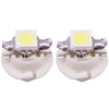 2 PCS B8.4 0.2W 12LM 1 LED SMD 5050 LED Instrument Light Bulb Dashboard Light for Vehicles, DC 12V, 0.2W B8.4