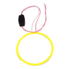 100mm 5W 180LM Angel Eyes Circles Car Headlight White Light COB LED Lights for Vehicles, DC 12-24V, 100mm White Light, 100mm Blue Light