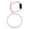 110mm 5W 180LM Angel Eyes Circles Car Headlight COB LED Lights for Vehicles, DC 12-24V, 110mm  Blue Light, 110mm  White Light