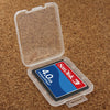 100Pcs Transparent Plastic Storage Card Box for Compact Flash Card /