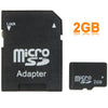 2GB High Speed Class 10 Micro SD(TF) Memory Card from Taiwan, Write: 8mb/s, Read: 12mb/s (100% Real Capacity), 2GB Naked Card