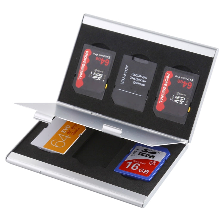 6 in 1 Memory Card Protective Case Storage Box
