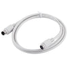 6 Pin PS/2 Keyboard / Mouse Extender Cable (PS/2 male to PS/2 female), Length: 3m, PS/2 Male to PS/2 Female, 1.2m, PS/2 Male to PS/2 Female, 3m