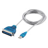 USB 2.0 to IEEE1284 Print Cable, Length: 1.5m, USB 2.0 to IEEE1284 (Blue)