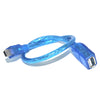 Mini 5-pin USB to USB 2.0 AF OTG Adapter Cable, Length: 22cm (Blue), 22cm