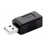 USB 2.0 AM to BF Printer Adapter Converter, USB 2.0 AM  (Black)