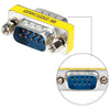 Serial RS232 DB9 9 Pin Female to Female Adapter Converter, RS232 Male to Male, RS232 Female to Female