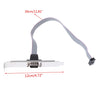 DB9 9pin Com Port host case Cable / RS232 port plate cable, Length: 36cm, RS232,Length: 36cm