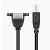 USB 2.0 Type-B Male to USB 2.0 Female Printer / Scanner Adapter Cable for HP, Dell, Epson, Length: 50cm