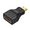 Gold Plated Mini HDMI Male to HDMI 19 Pin Female Adapter, Mini HDMI Male to HDMI Female