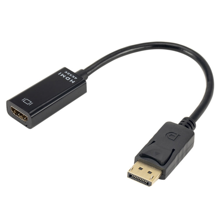 UHD 4K DisplayPort Male to HDMI Female Port Cable Adapter, Length: 20cm, DP to HDMI Black