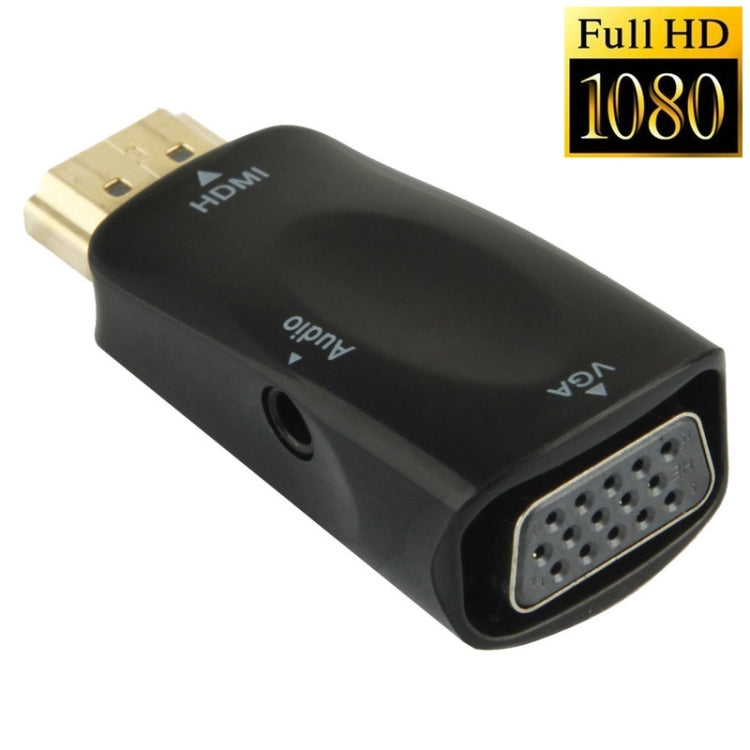 Full HD 1080P HDMI to VGA and Audio Adapter for HDTV / Monitor /