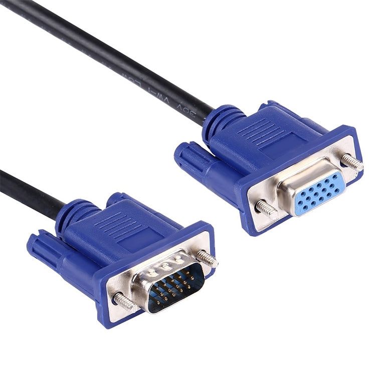 5m Good Quality VGA 15 Pin Male to VGA 15 Pin Female Cable for LCD