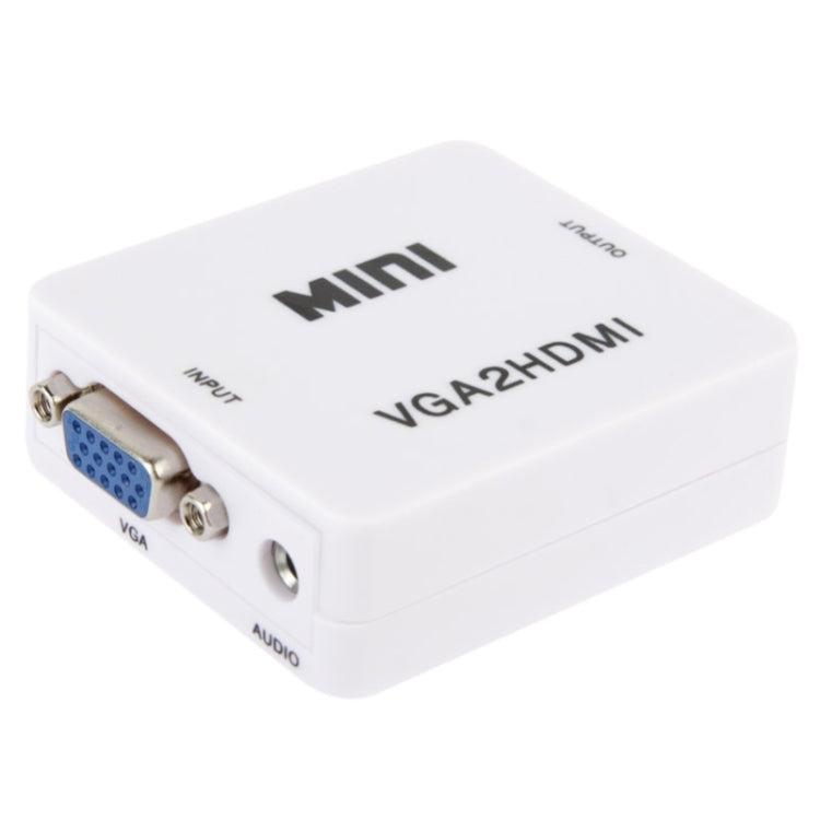 1080P Mini VGA to HDMI Audio Video Converter for HDTV
