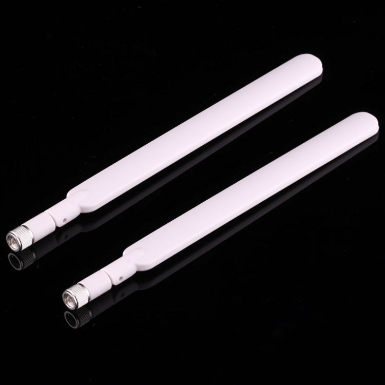 2 PCS B593 5dBi SMA Male 4G LTE Router Antenna, B593 5dBi Antenna White, B593 5dBi Antenna Black